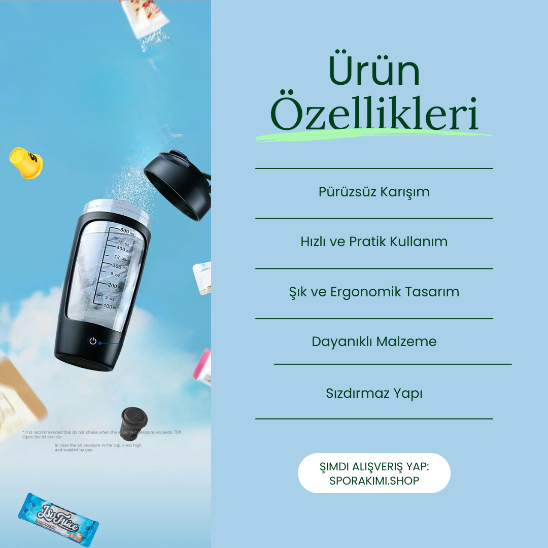 SporAkımı® Otomatik Protein Shaker